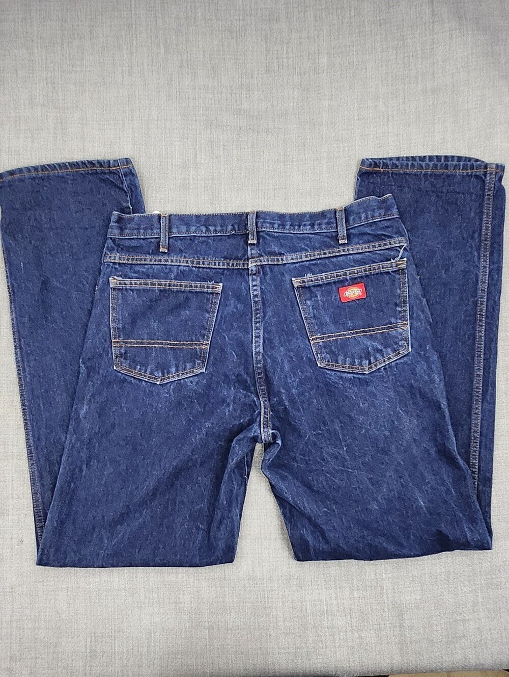 Dickies Straight Dark Wash 100% Cotton Denim Jeans. 36 × 34 - Picture 4 of 12